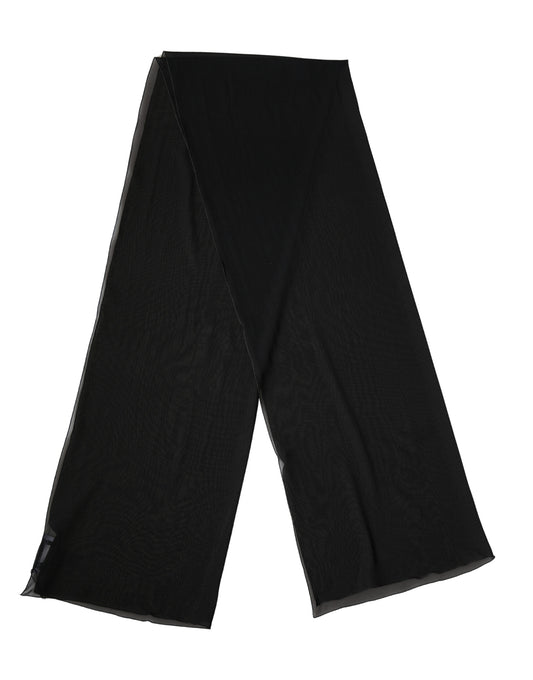 Dolce & Gabbana Black Silk Scarf