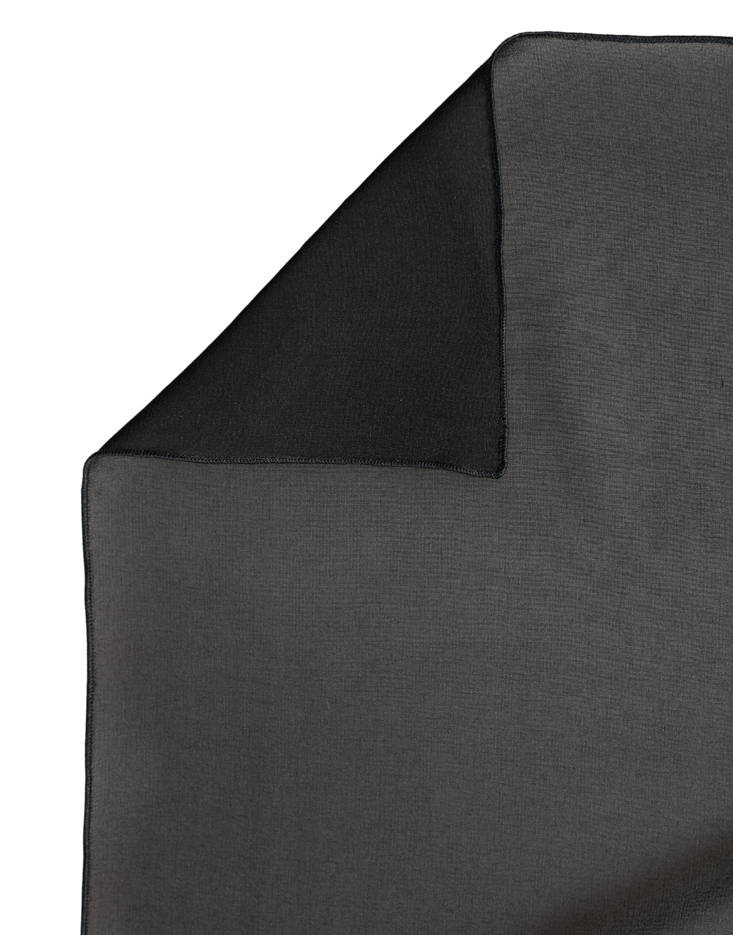 Dolce & Gabbana Schwarzer Seiden-Schal Stola 200cm x 64cm