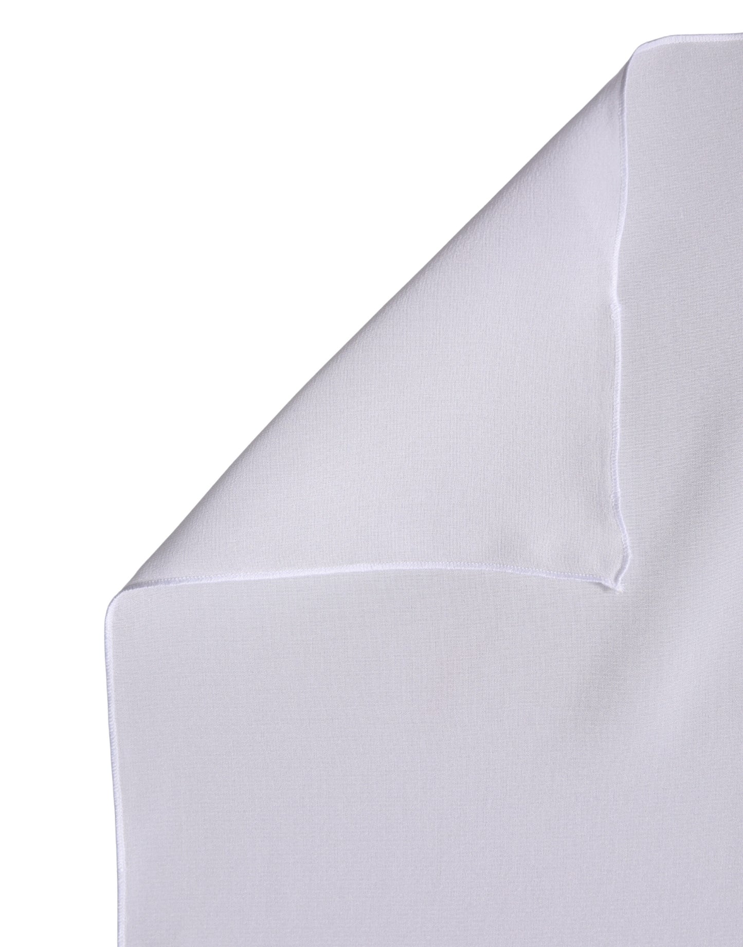 Dolce & Gabbana Weißer Seiden-Nackenschal Stola 200cm x 64cm Schal