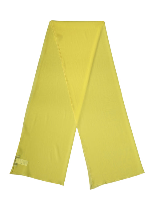 Dolce & Gabbana Yellow Silk Scarf