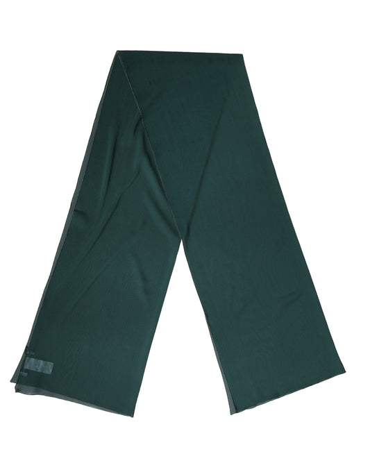 Dolce & Gabbana Green Silk Scarf