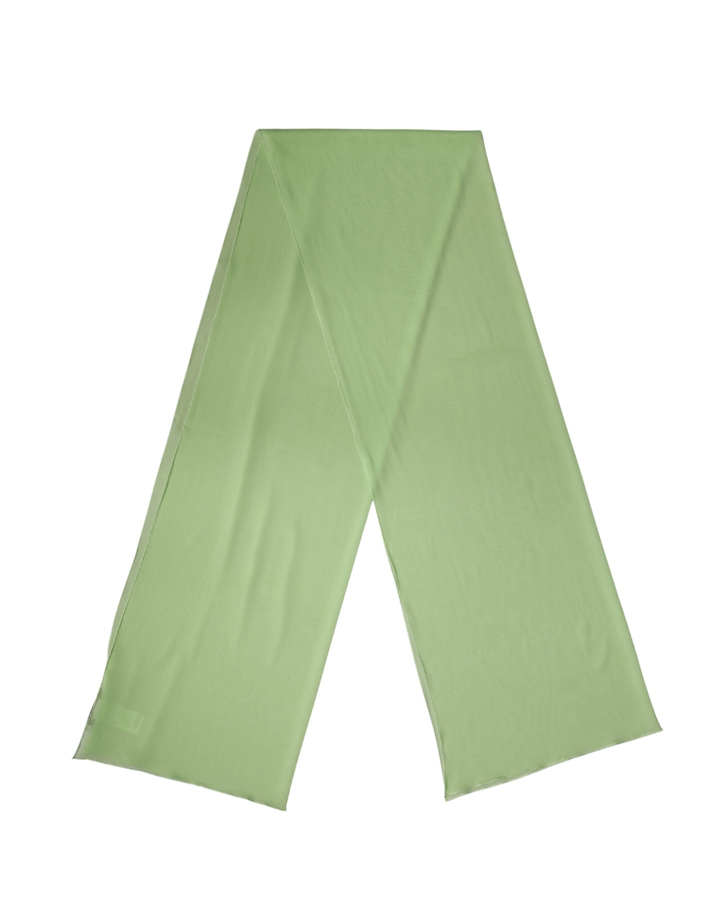 Dolce & Gabbana Leichtgrüner Seidenschal Stola 200cm x 64cm Schal