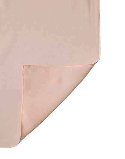 Dolce & Gabbana Stola da donna color pesca in seta 200 × 64 cm