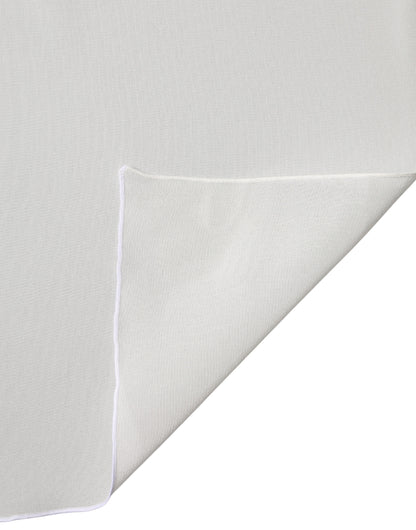 Dolce & Gabbana Off White Seidenschal Schal Stola 200cm x 64cm Tuch