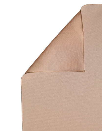 Dolce & Gabbana Beige Silk Women's Stole Scarf 200 × 64 cm