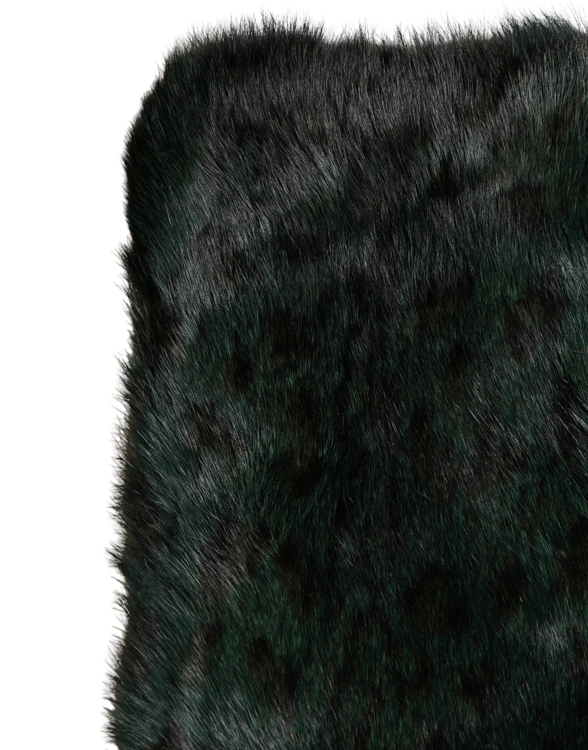Dolce & Gabbana Foulard, colore verde, in pelliccia