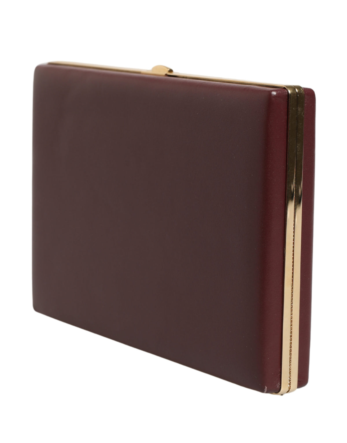Dolce & Gabbana Brown Calf Leather Clutch