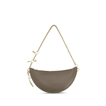 Chloé Graue Bos Taurus Kalbsleder Schultertasche