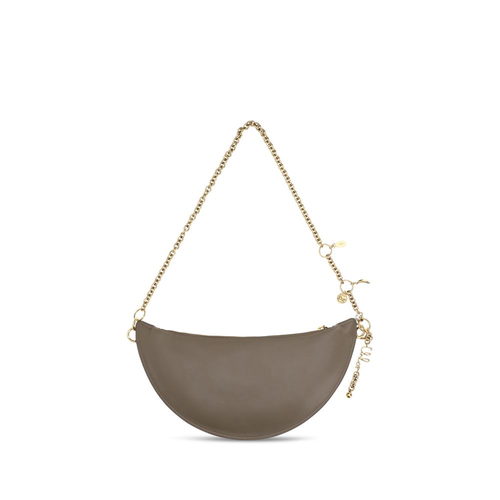 Chloé Graue Bos Taurus Kalbsleder Schultertasche