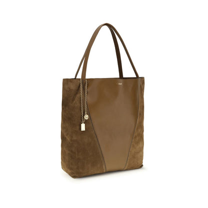 Chloé Braune Kalbsleder Bos Taurus Schultertasche