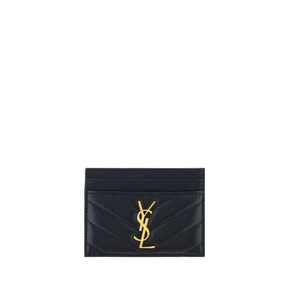 Saint Laurent Schwarzes Lamm Ovis Aries Aries Portemonnaie