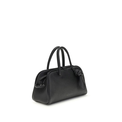 Jacquemus Schwarze Kalbsleder Bos Taurus Handtasche