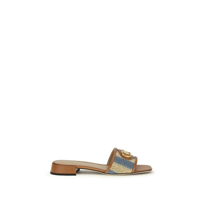 Valentino Garavani Multicolor Calf Leather Bos Taurus Sandalen