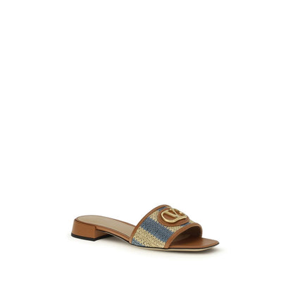 Valentino Garavani Multicolor Calf Leather Bos Taurus Sandalen