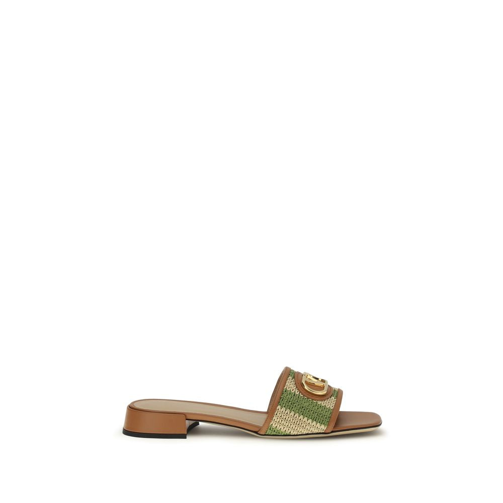 Valentino Garavani Multicolor Calf Leather Bos Taurus Sandalen