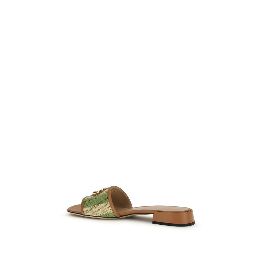Valentino Garavani Multicolor Calf Leather Bos Taurus Sandalen