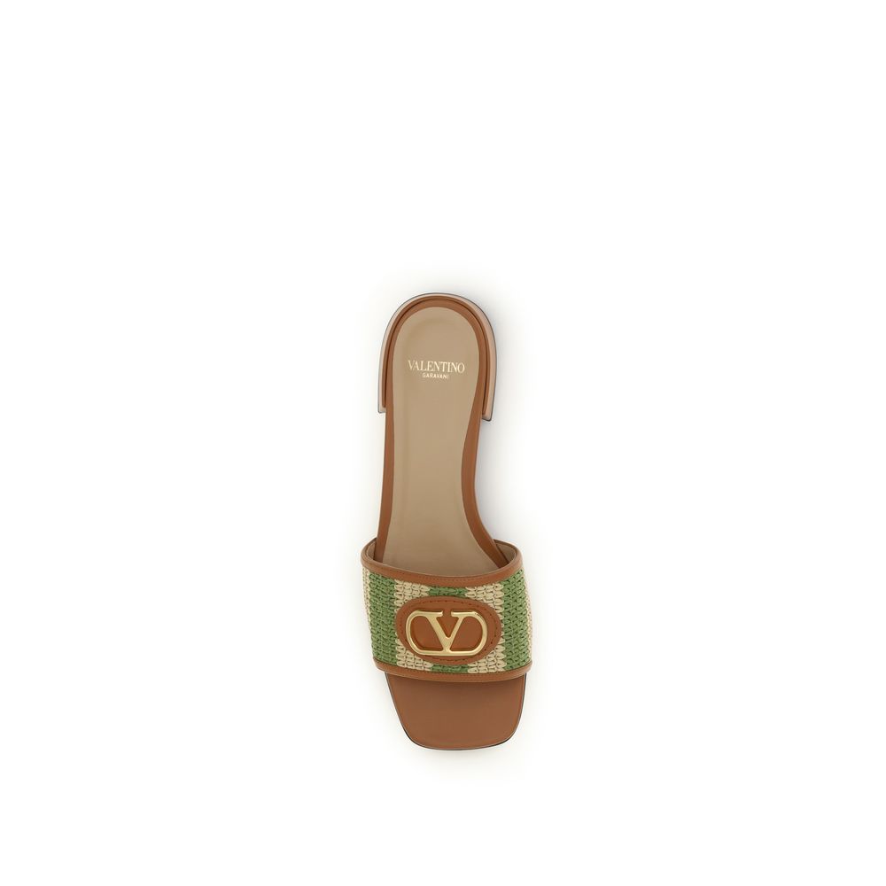 Valentino Garavani Multicolor Calf Leather Bos Taurus Sandalen