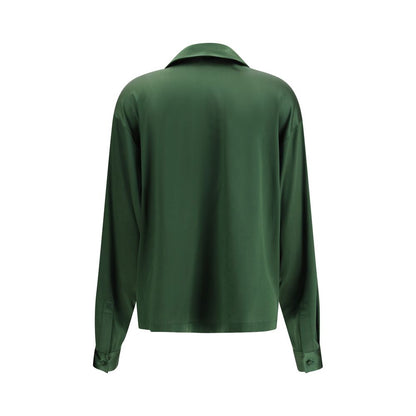 Tom Ford Zweifarbige Seidenbluse