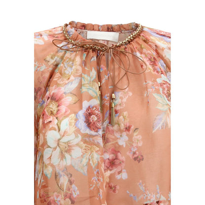 Zimmermann Mehrfarbige Baumwollbluse