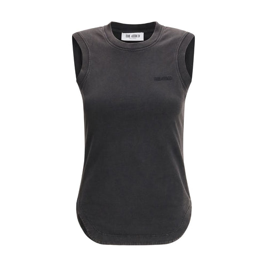 The Attico Schwarzes Baumwoll-T-Shirt