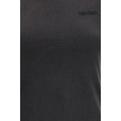 The Attico Schwarzes Baumwoll-T-Shirt
