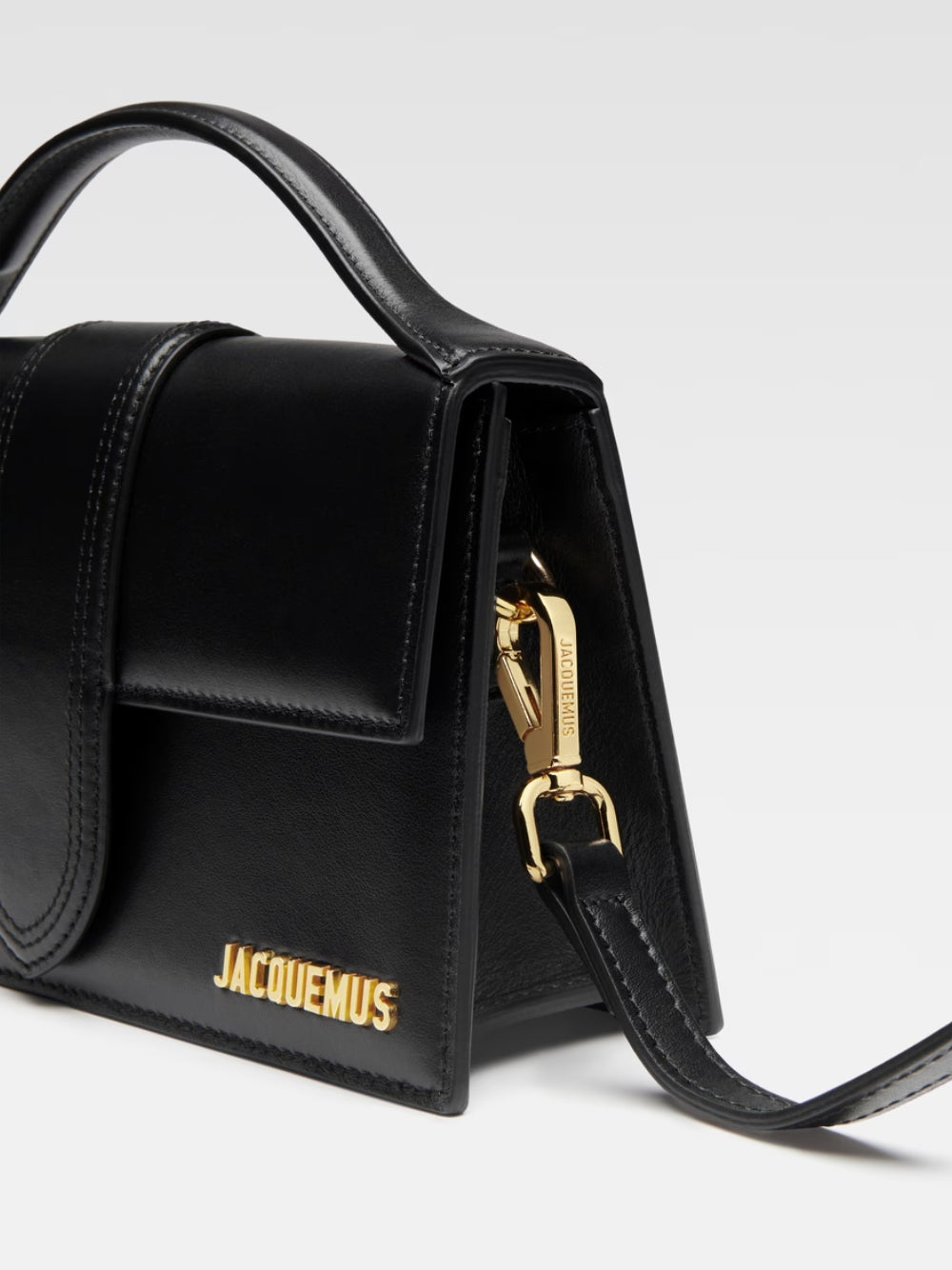 Jacquemus Schwarze Lederhandtasche Le Grand Bambino – Produktansicht 3 | Arca Lucia