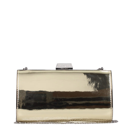 Jimmy Choo Goldene Leder-Clutch