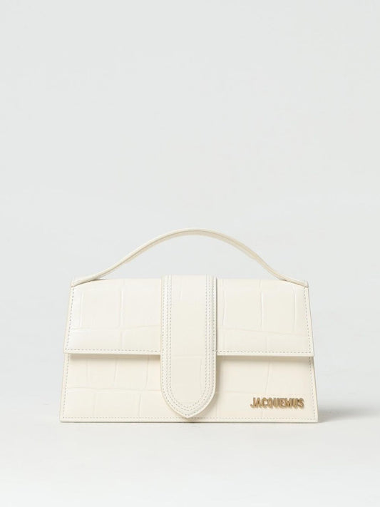 Jacquemus Ivory Cocco Le Grand Bambino Handtasche