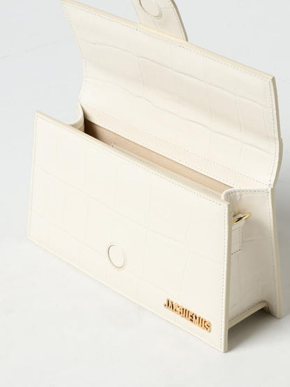 Jacquemus Ivory Cocco Le Grand Bambino Handtasche