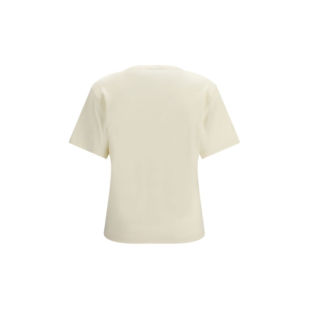 Lemaire Beiges Baumwoll-T-Shirt