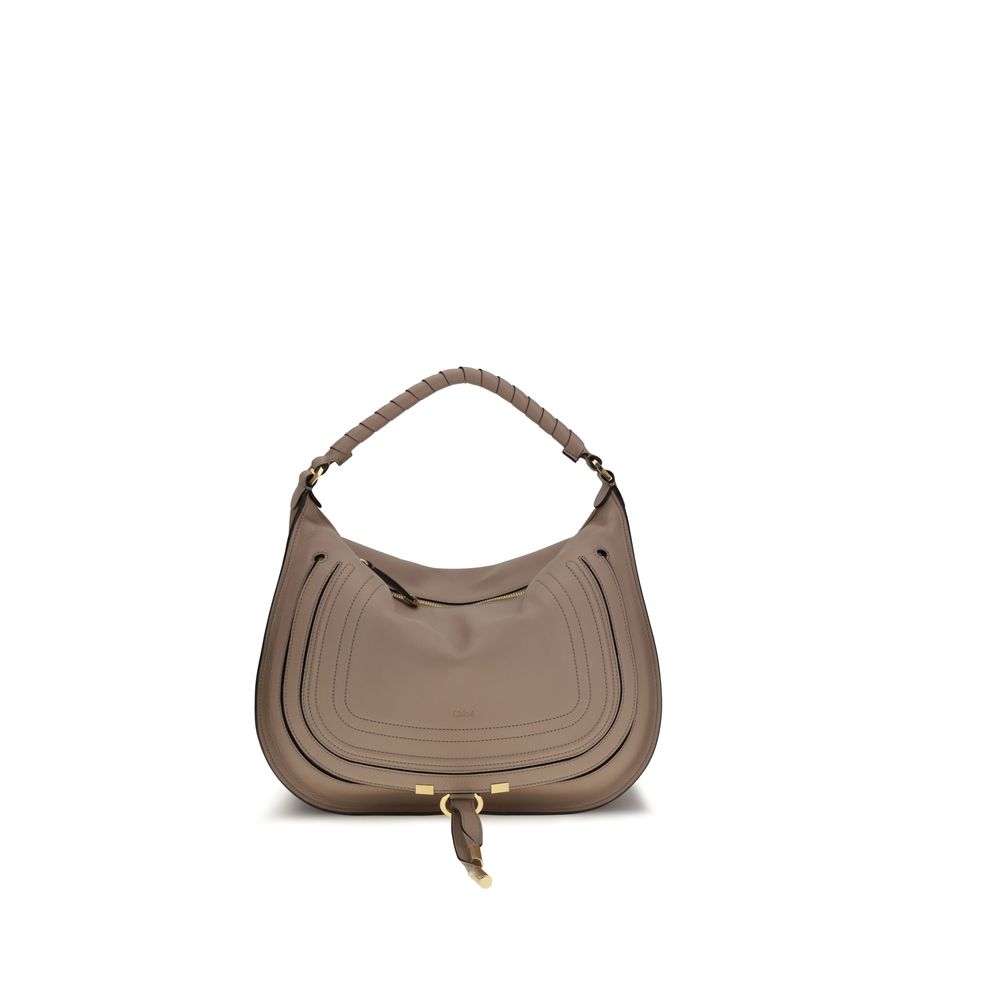 Chloé Beige Kalbsleder Bos Taurus Schultertasche
