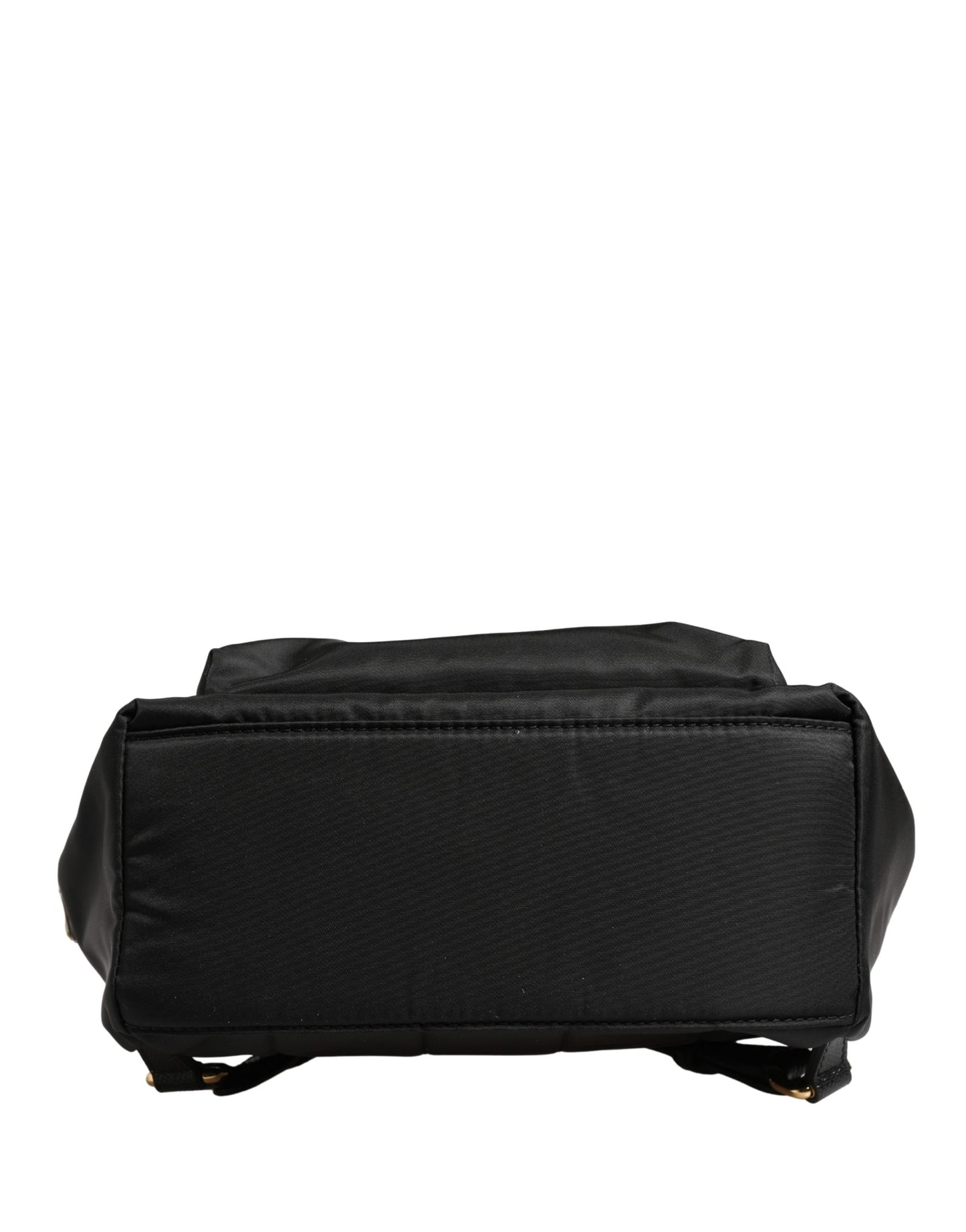 Dolce & Gabbana VULCANO Schwarze Nylon #DGFAMILY Rucksacktasche mit Verzierungen