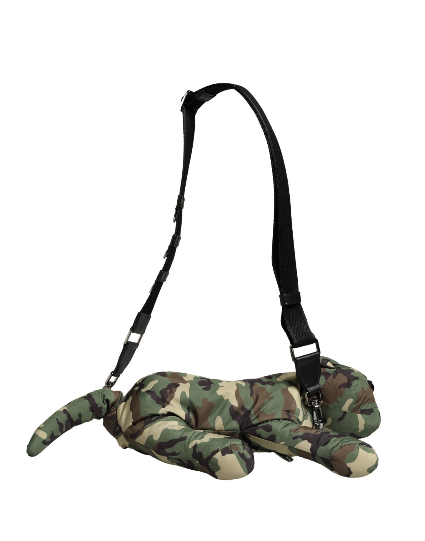 Dolce & Gabbana Gürteltasche in Multicolor-Camouflage mit Tier-Silhouette