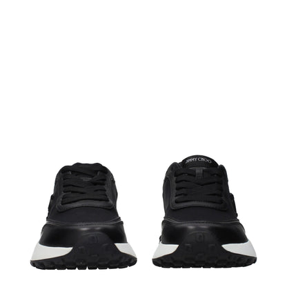 Jimmy Choo Schwarze Stoff-Sneaker