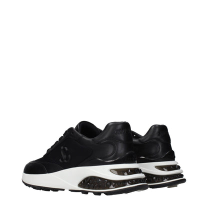 Jimmy Choo Schwarze Stoff-Sneaker