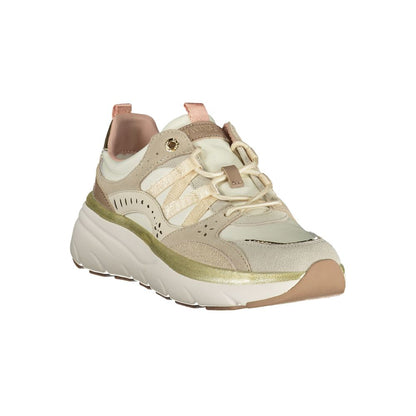 Twinset Damen Sneaker aus Beige Polyurethan