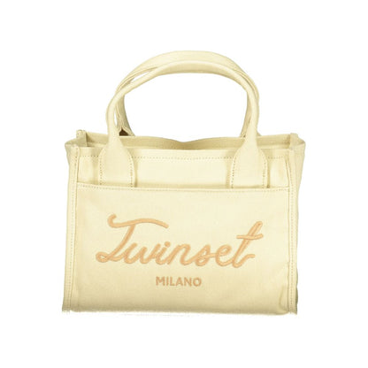 Twinset Beige Baumwoll-Damenhandtasche
