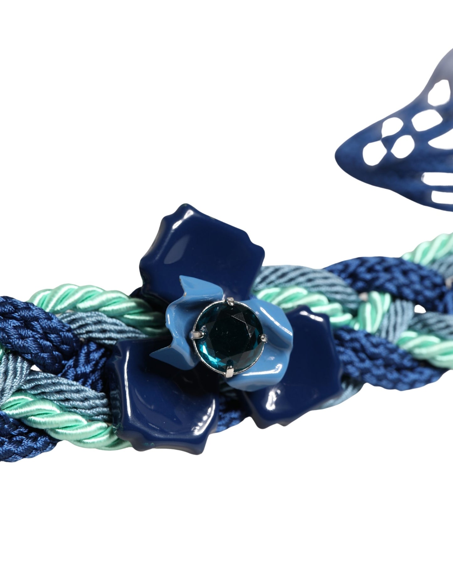 Cavalli Class Gürtel mit verdrehter Seilkette und Schnalle in Multicolor