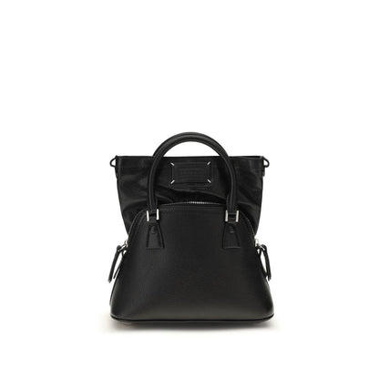 Maison Margiela Schwarze Ziegenleder-Handtasche