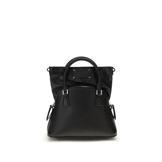 Maison Margiela Schwarze Ziegenleder-Handtasche