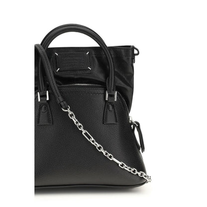 Maison Margiela Schwarze Ziegenleder-Handtasche