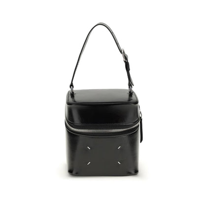 Maison Margiela Schwarze Kalbsleder Bos Taurus Bucket Bag