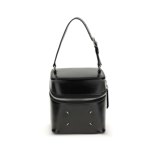 Maison Margiela Schwarze Kalbsleder Bos Taurus Bucket Bag