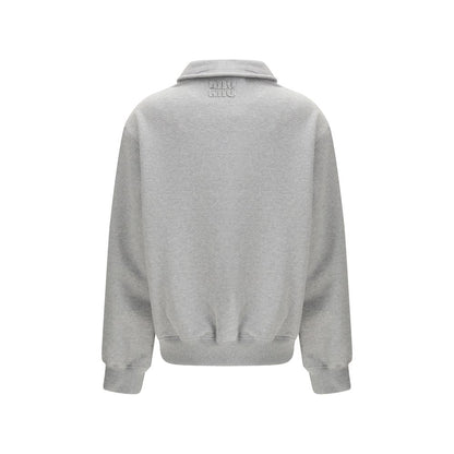 Miu Miu Grauer Baumwollpullover