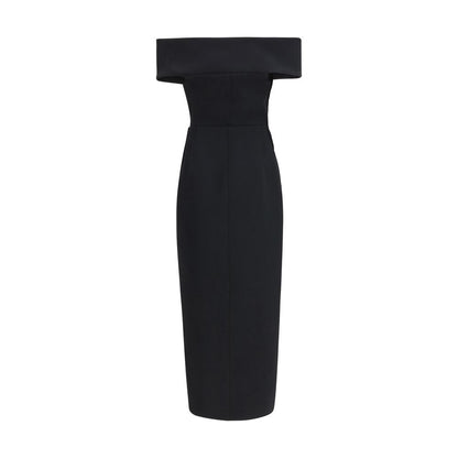 Khaite Schwarzes Cocktailkleid aus Polyester