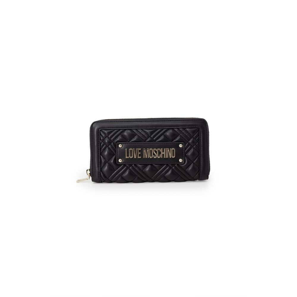 Love Moschino Zweifarbige Brieftasche aus Polyethylen