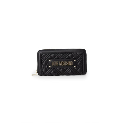 Love Moschino Zweifarbige Brieftasche aus Polyethylen