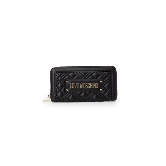 Love Moschino Zweifarbige Brieftasche aus Polyethylen