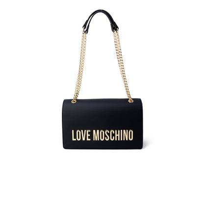 Love Moschino Schwarze Handtasche aus Polyethylen