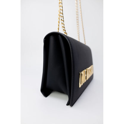Love Moschino Schwarze Handtasche aus Polyethylen